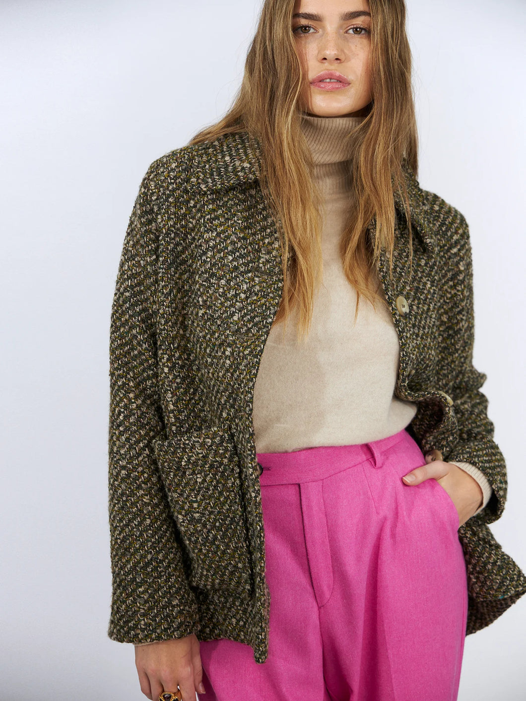 LENE SAND, CAROLA JACKET GREEN