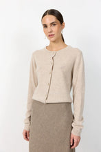 Indlæs billede til gallerivisning LEVETE ROOM, ELOISE 15 CASHMERE CARDIGAN SAND