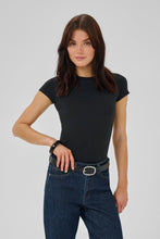 Indlæs billede til gallerivisning MY ESSENTIAL WARDROBE, MODAL TEE, BLACK