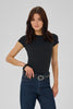MY ESSENTIAL WARDROBE, MODAL TEE, BLACK