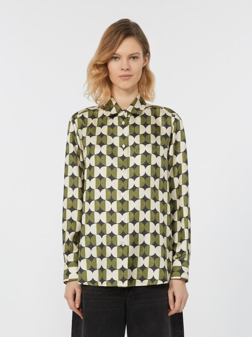 MAX MARA, RIVE SHIRT GREEN