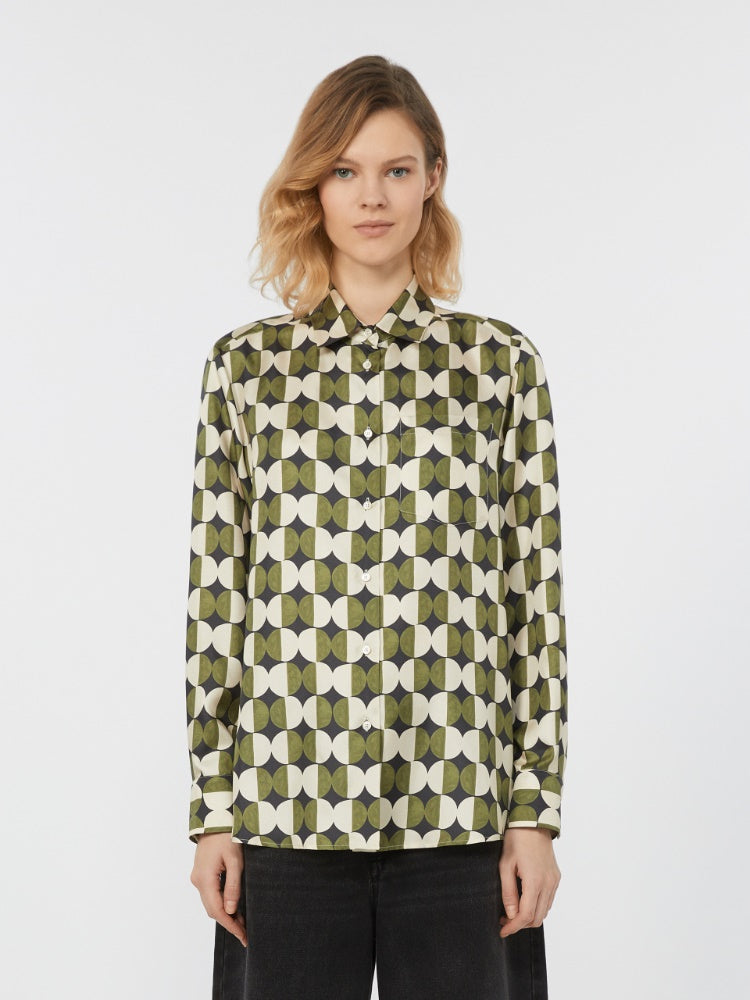 MAX MARA, RIVE SHIRT GREEN