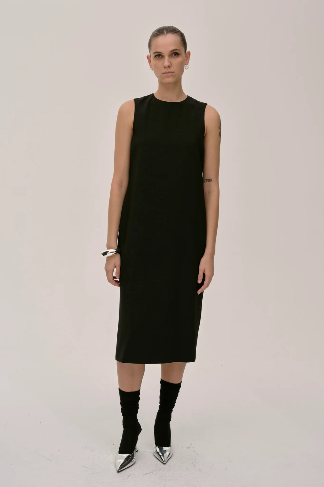 HERSKIND, CECARRE DRESS BLACK