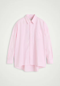 HERSKIND, LEX STRIPE SHIRT PINK