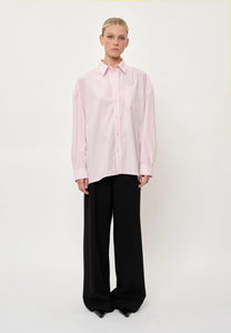 HERSKIND, LEX STRIPE SHIRT PINK