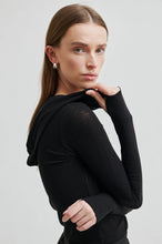 Indlæs billede til gallerivisning SECOND FEMALE, CALLAS HOODIE BLACK