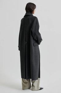 SECOND FEMALE, WALANCE FALL COAT DARK GREY