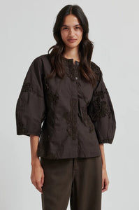 SECOND FEMALE, SAVOY SHIRT BROWN