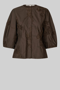 SECOND FEMALE, SAVOY SHIRT BROWN