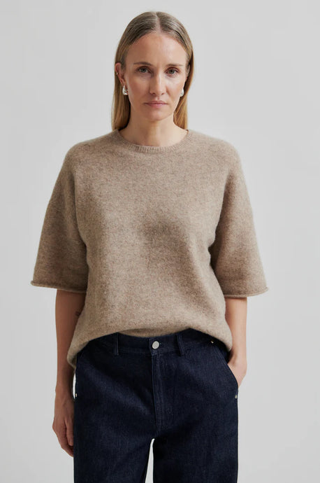 SECOND FEMALE - SELANA KNIT - CAMEL