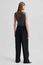 Indlæs billede til gallerivisning SECOND FEMALE, FIQUE WRAP TROUSERS BLACK