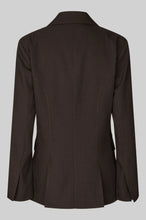 Indlæs billede til gallerivisning SECOND FEMALE SELLA FITTED BLAZER CHOKOLATE