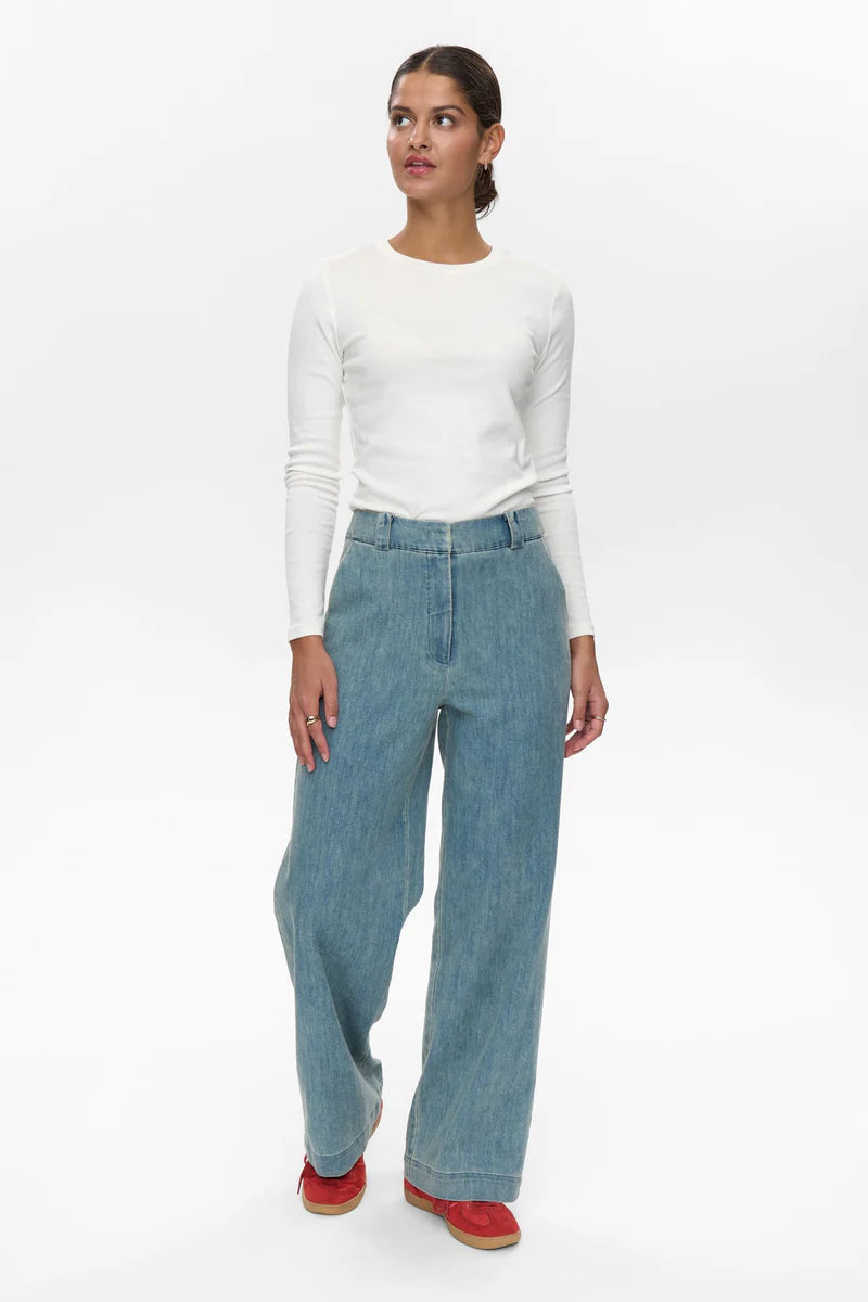 NÜMPH, NUALETTA JEANS - MED. BLUE WASHED