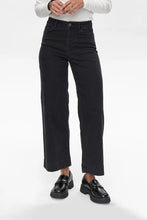 Indlæs billede til gallerivisning NÜMPH, PARIS JEANS  CROPPED BLACK