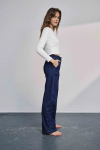 NÜMPH, AMBER LONG DARK BLUE DNIM