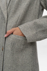 NÜMPH, RAVEN COAT GREY MELANGE