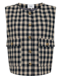 NÜMPH, CHIKKA WAIST COAT DARK SAPHIRE