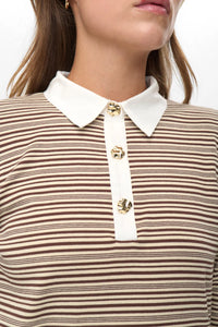 NÜMPH, SEMMA L/S  POLOCOFFEE