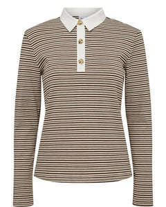 NÜMPH, SEMMA L/S  POLOCOFFEE