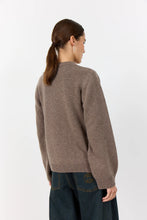 Indlæs billede til gallerivisning LEVETE ROOM, PERLE 9 CARDIGAN TAUPE
