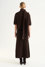 Indlæs billede til gallerivisning TWIST &amp; TANGO, MADINA SHORT SLEEVE KNIT MOCHA BROWN