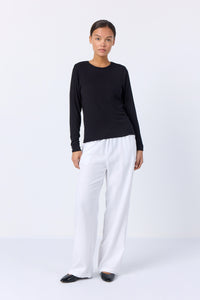 LEVETE ROOM, IKA4 L/S T-SHIRT BLACK