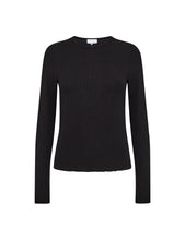 Indlæs billede til gallerivisning LEVETE ROOM, IKA4 L/S T-SHIRT BLACK