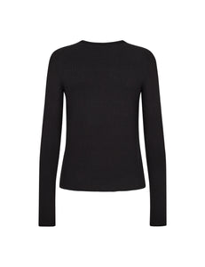LEVETE ROOM, IKA4 L/S T-SHIRT BLACK
