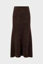 Indlæs billede til gallerivisning TWIST &amp; TANGO, ISRAA KNITTED SKIRT BROWN