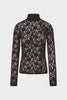 TWIST & TANGO, MARIANA LACE TOP MOCHA BROWN