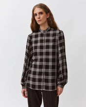 Indlæs billede til gallerivisning DIEGA, CAMOA SHIRT, BLACK CHOCO ECRU