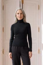 Indlæs billede til gallerivisning TAKTIL, STELLA MIX KNIT, BLACK