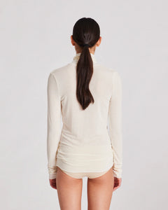 GAI & LISVA, ANNA WOOL TURTLENECK OFF WHITE