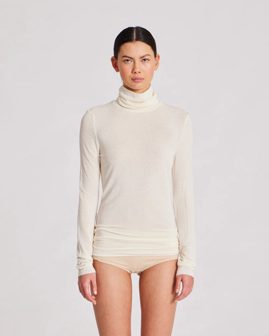 GAI & LISVA, ANNA WOOL TURTLENECK OFF WHITE