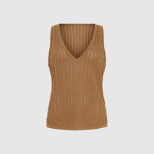 Indlæs billede til gallerivisning ANNE MI, AMELIA KNIT TOP HAZELNUT