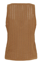 Indlæs billede til gallerivisning ANNE MI, AMELIA KNIT TOP HAZELNUT