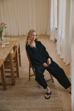 Indlæs billede til gallerivisning ANNE MI, BILLIE BARREL PANTS BLACK