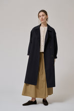 Indlæs billede til gallerivisning ANNE MI, BAY LONG TRENCHCOAT, DARK NAVY