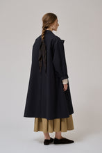 Indlæs billede til gallerivisning ANNE MI, BAY LONG TRENCHCOAT, DARK NAVY