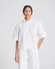 Indlæs billede til gallerivisning GAI &amp; LISVA, ASTRID SS SHIRT POPLIN, WHITE
