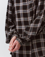 Indlæs billede til gallerivisning DIEGA, CAMOA SHIRT, BLACK CHOCO ECRU