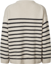 Indlæs billede til gallerivisning GAI &amp; LISVA, BARBERA STRIPE JUMPERDARK GREY STRIPE