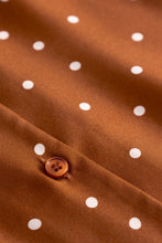 Indlæs billede til gallerivisning LOVECHILD, BIRNA BLOUSE - DOT PRINT CARAMEL