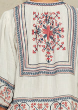 Indlæs billede til gallerivisning M.A.B.E CALISTA EMBRUDERY JACKET ECRU/MULTI