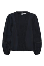 Indlæs billede til gallerivisning ANNE MI, CLOVER IS BLOUSE, BLACK