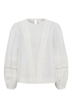 Indlæs billede til gallerivisning ANNE MI, CLOVER IS BLOUSE, WHITE SAND
