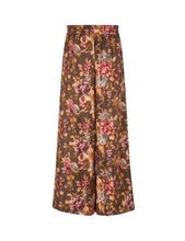 Indlæs billede til gallerivisning TAPIS NOIR, CARA SILK PANTS DARK OLIVE
