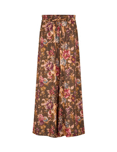 TAPIS NOIR, CARA SILK PANTS DARK OLIVE