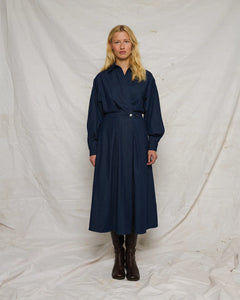 LA ROUGE CHARLOTTE DRES DARK DENIM