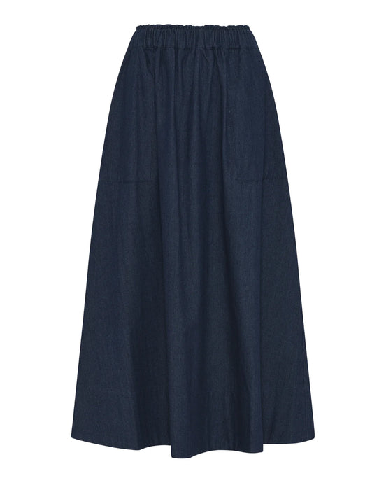 LA ROUGE CHARLOTTE SKIRT DARK DENIM